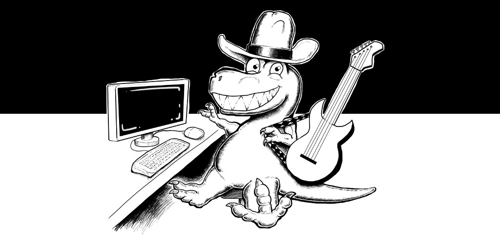 It's a Rock Star Dino Hacking away!